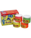 PLAY DOH 4 COLORS NEON FINGER PAINT 70ML (JUMBO)